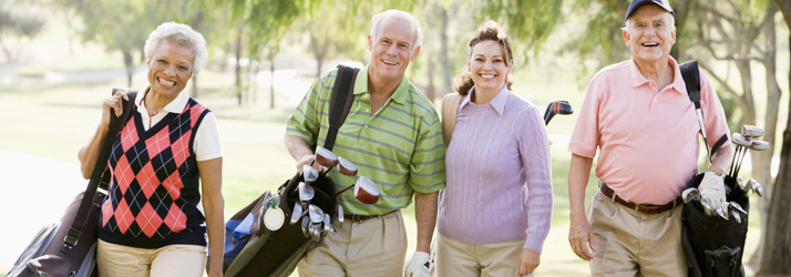 Chiropractor Kalamazoo MI Senior Citizens Golfing